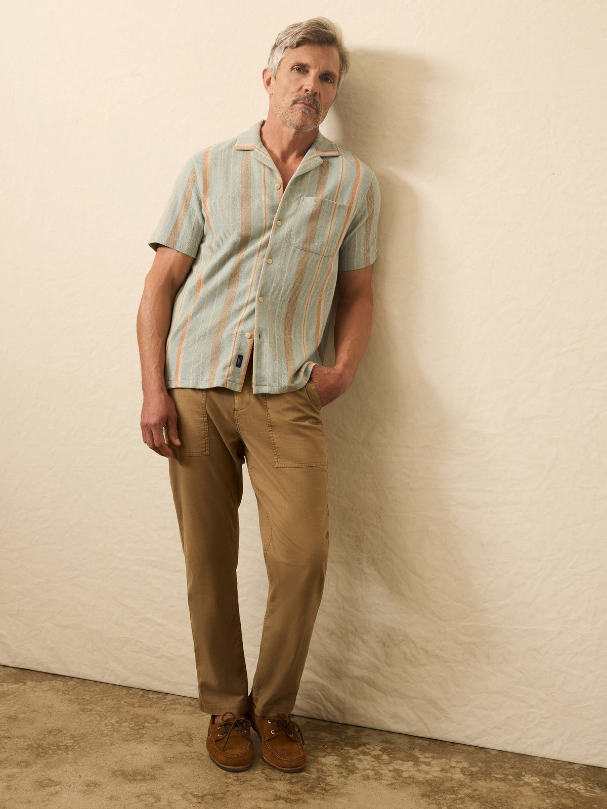 Short-Sleeve Oasis Shirt - Sequoia Lake Stripe, image 3 of 5