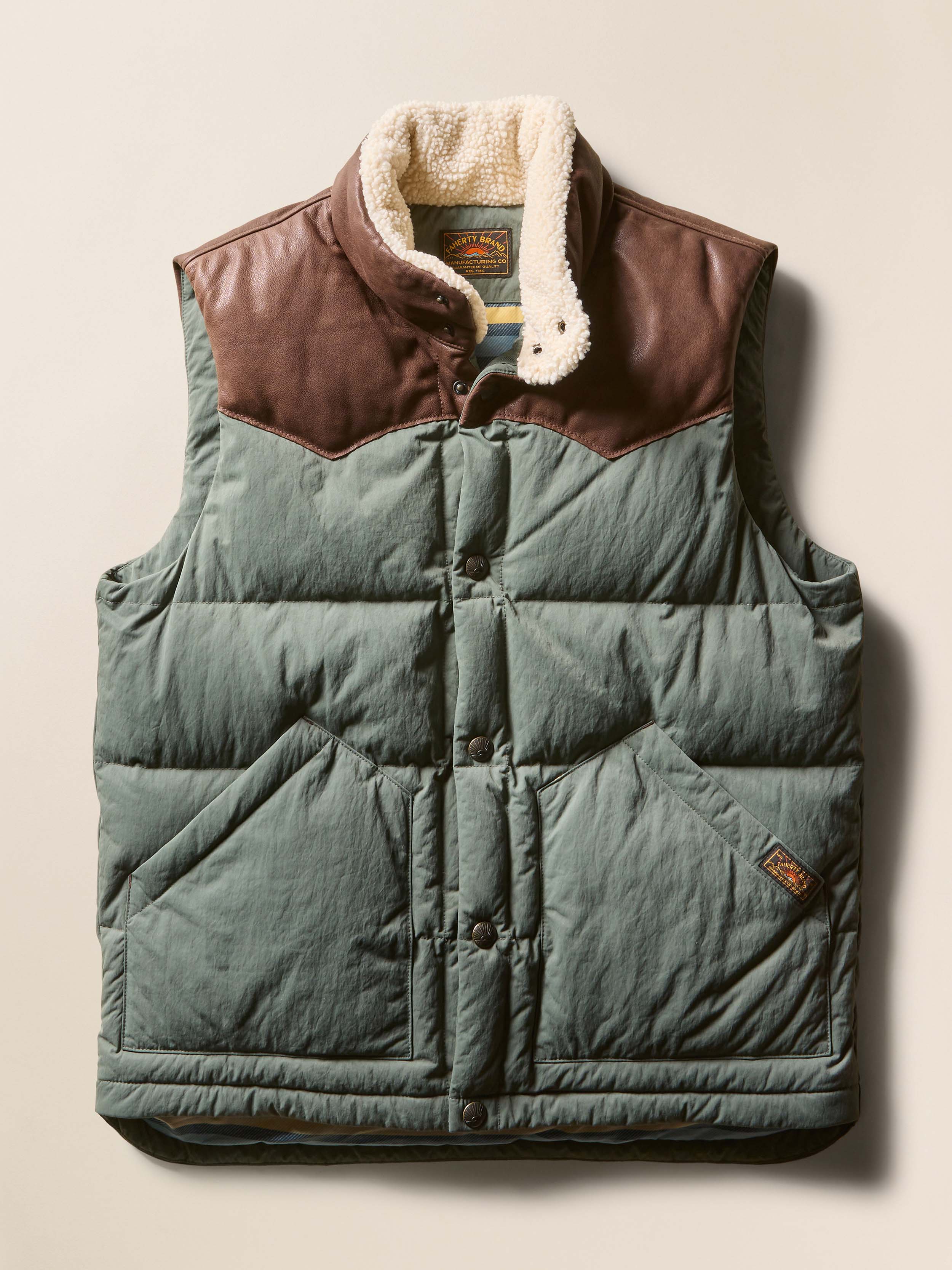 Range Down Vest - Pine Ridge | Faherty Brand