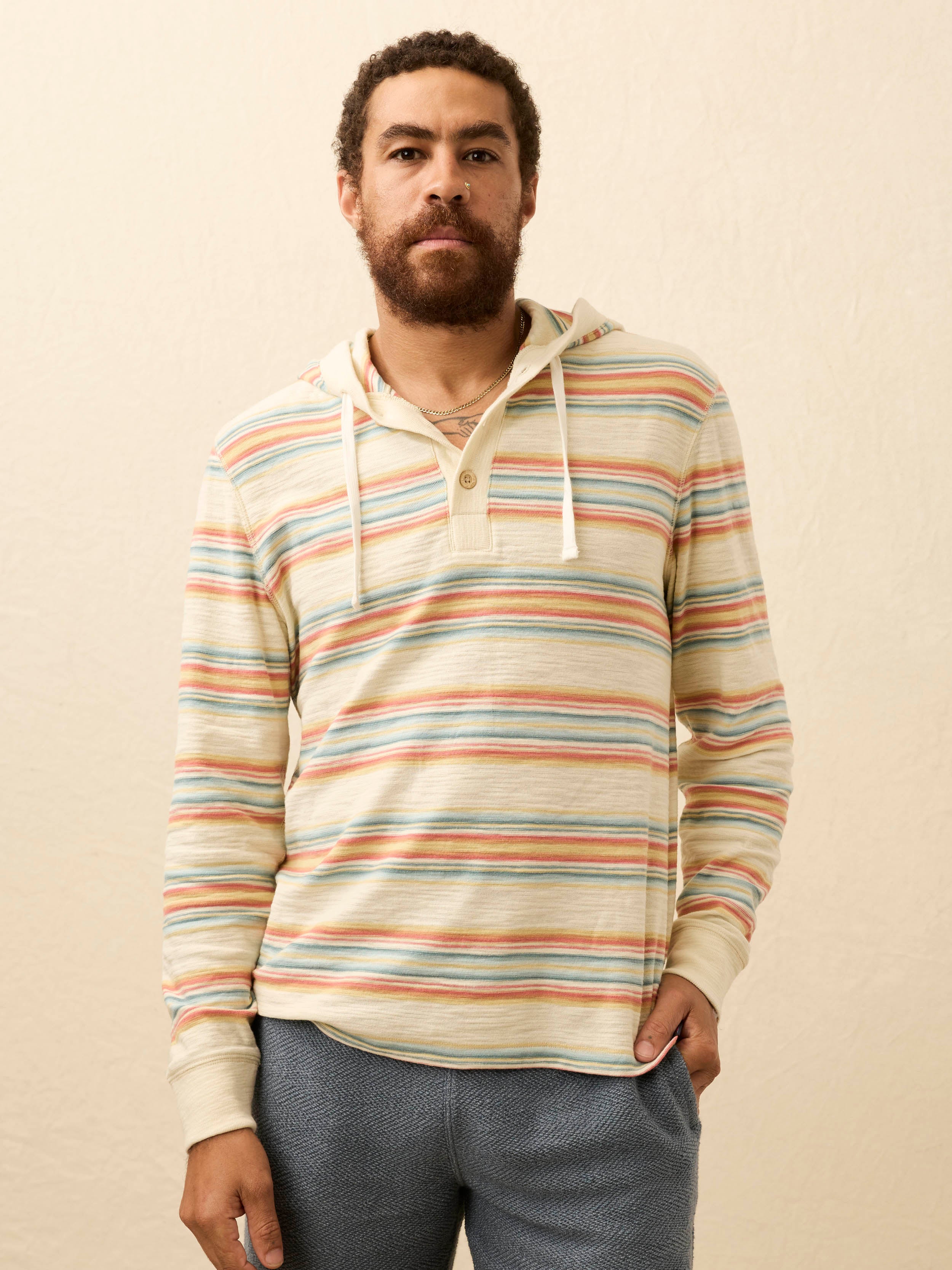 Sunwashed Organic Hoodie - Daybreak Ombre | Faherty Brand
