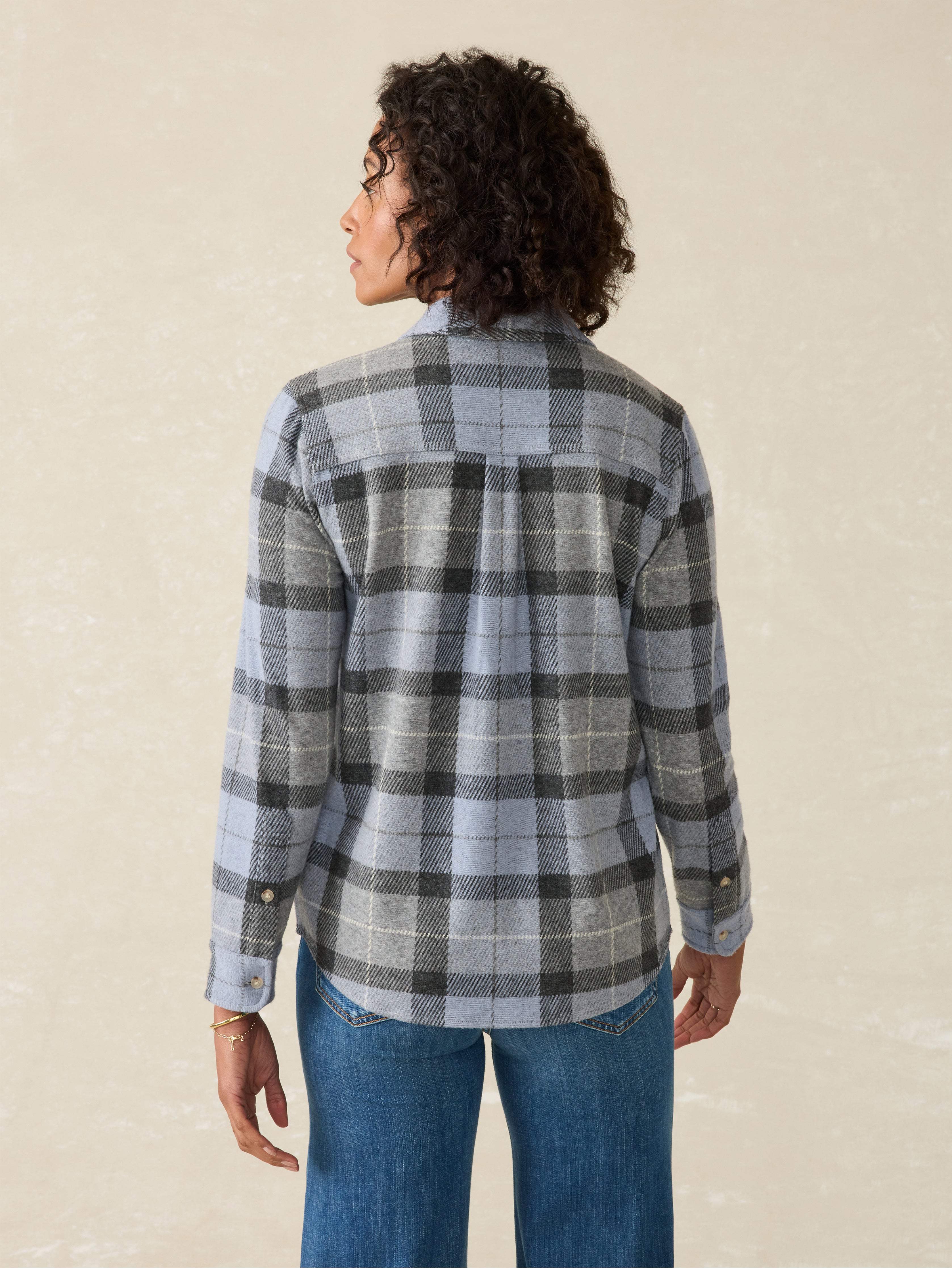 Legend™ Sweater Shirt - True North Plaid | Faherty Brand