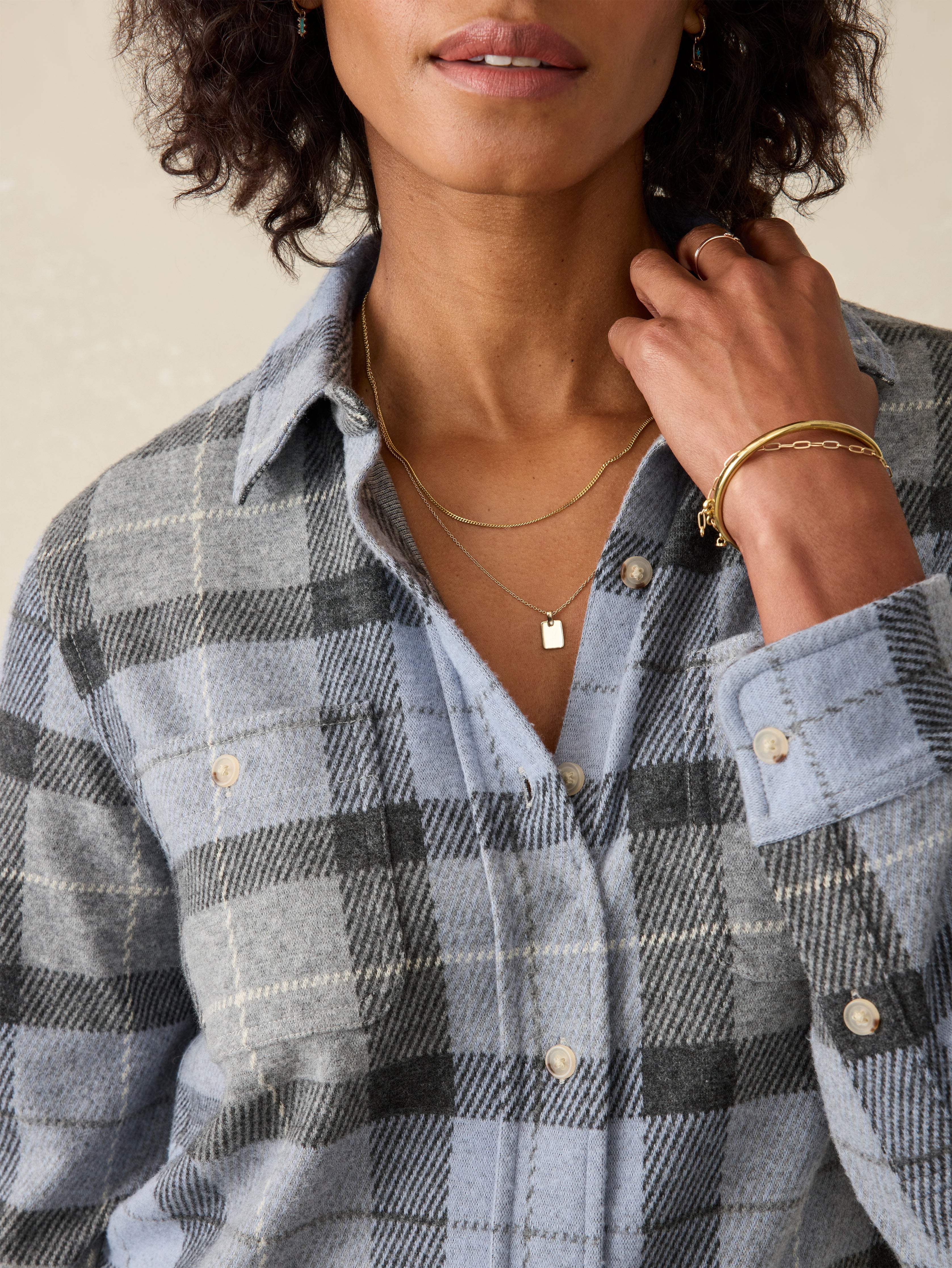 Legend™ Sweater Shirt - True North Plaid | Faherty Brand