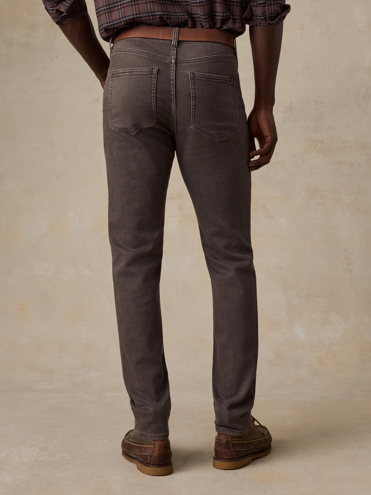 Stretch Terry 5-Pocket - Coast Brown, image 2 of 5