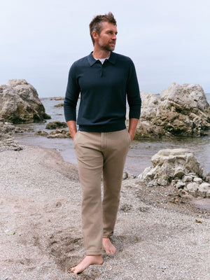 Stretch Terry Trouser - Desert Khaki