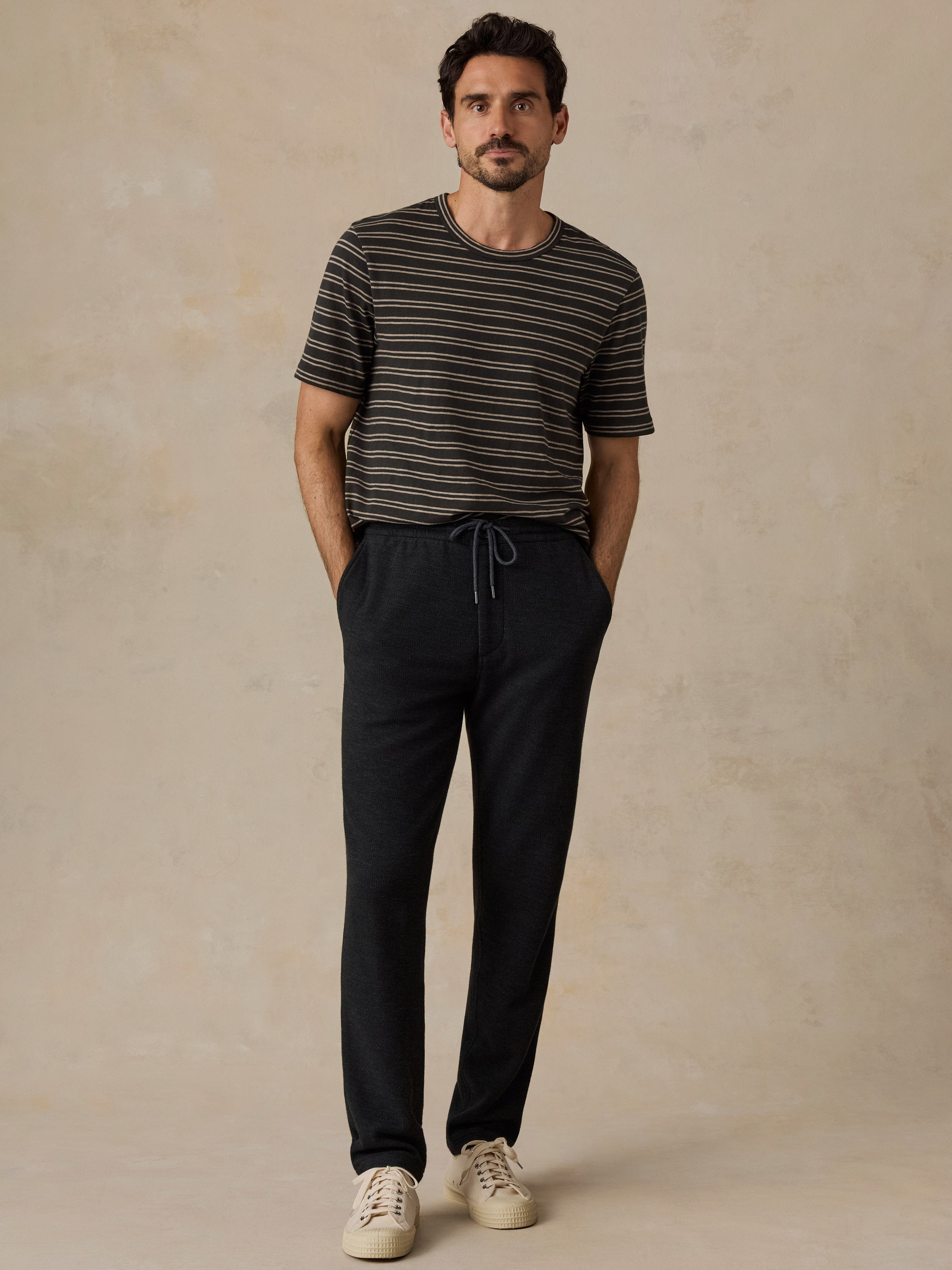 Highland Knit Pant - Ridge Black