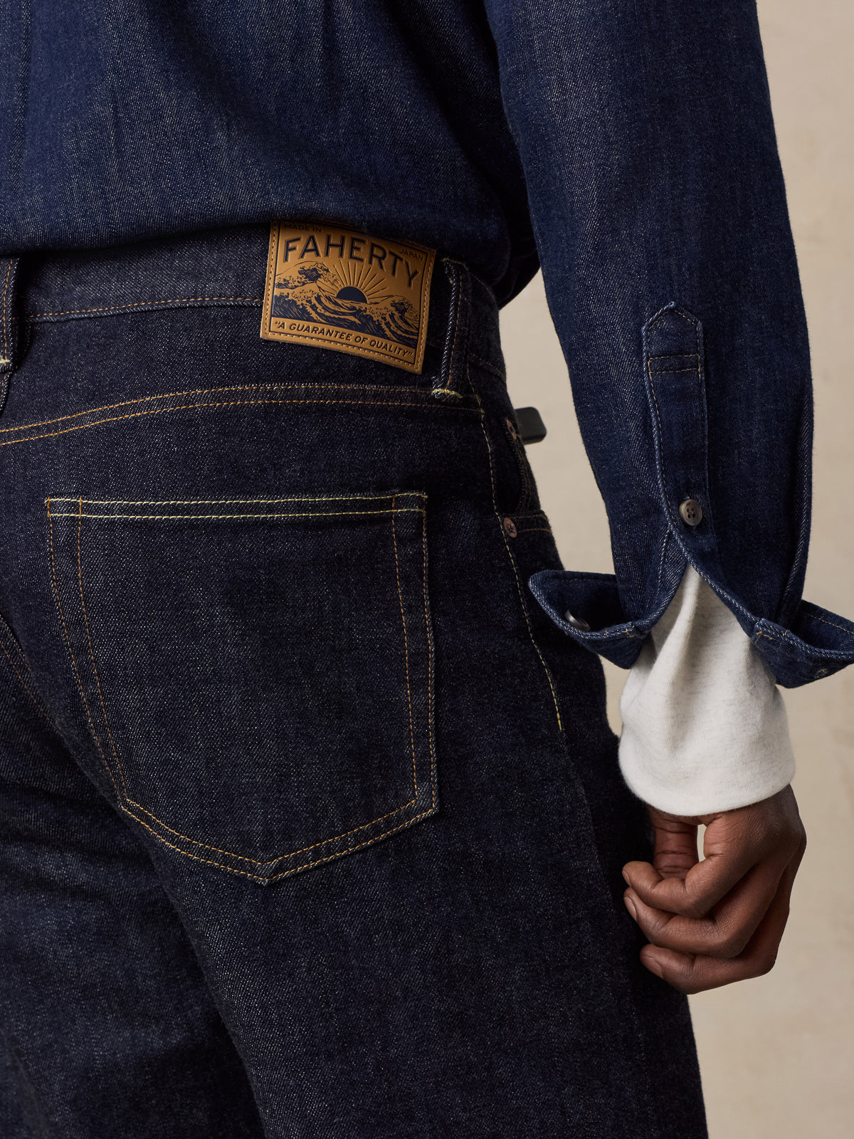 Selvedge 5-Pocket Denim - Indigo Rinse Wash, image 6 of 6