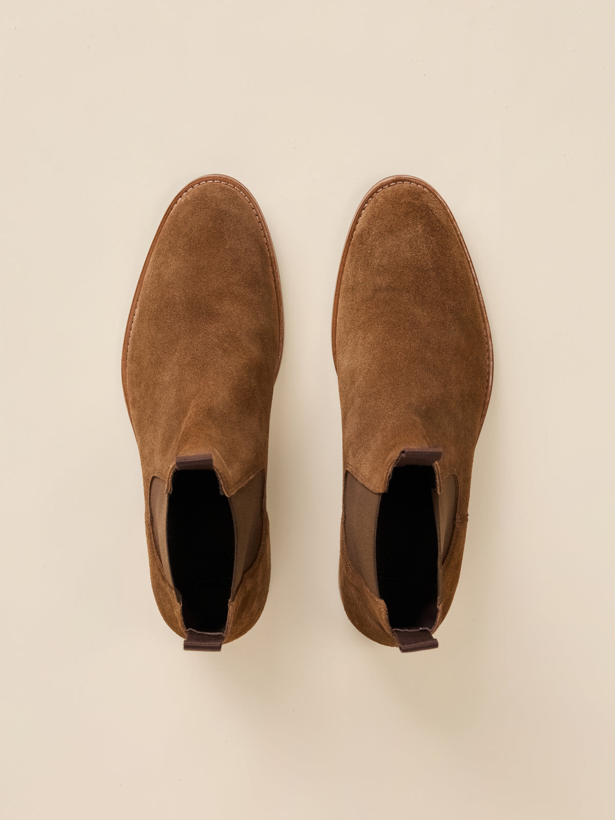 Brown suede boots, image 2 of 2