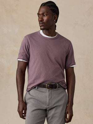 Sunwashed Regenerative Tee - Lilac Twilight