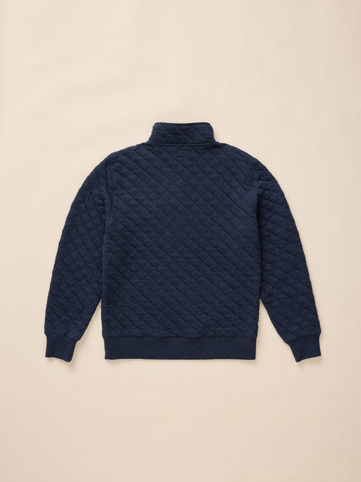 Epic Quilted Fleece Pullover - Navy Melange, image 7 of 8