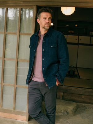Reversible Bondi Jacket - Shoreview Indigo Wash