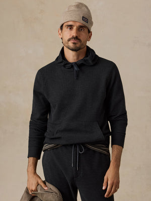 Highland Knit Hoodie - Ridge Black