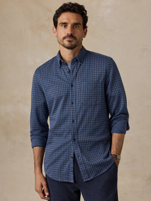 Coastline Knit Shirt - Clearbrook Gingham