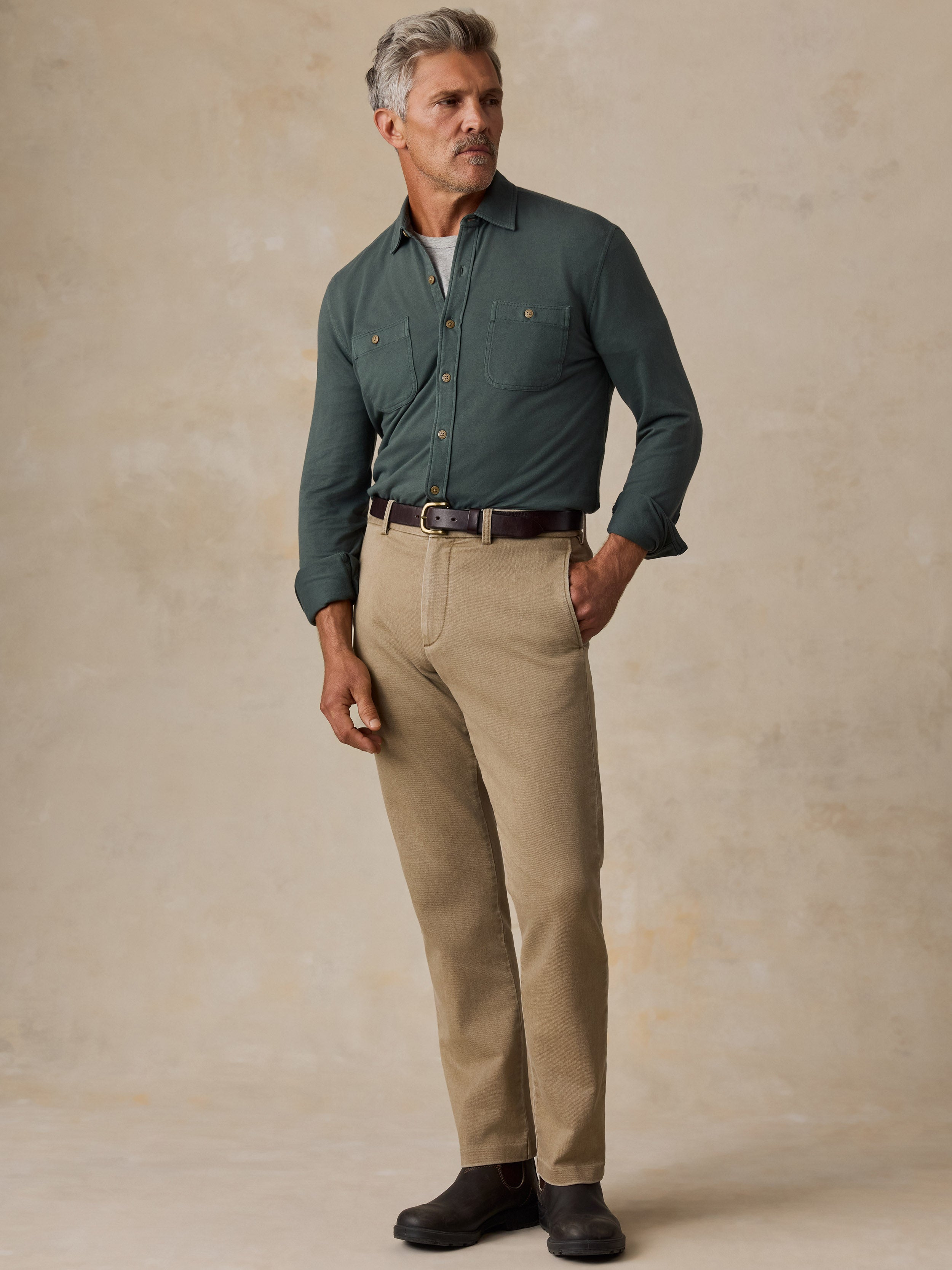 Field Knit Shirt - Forest Trail