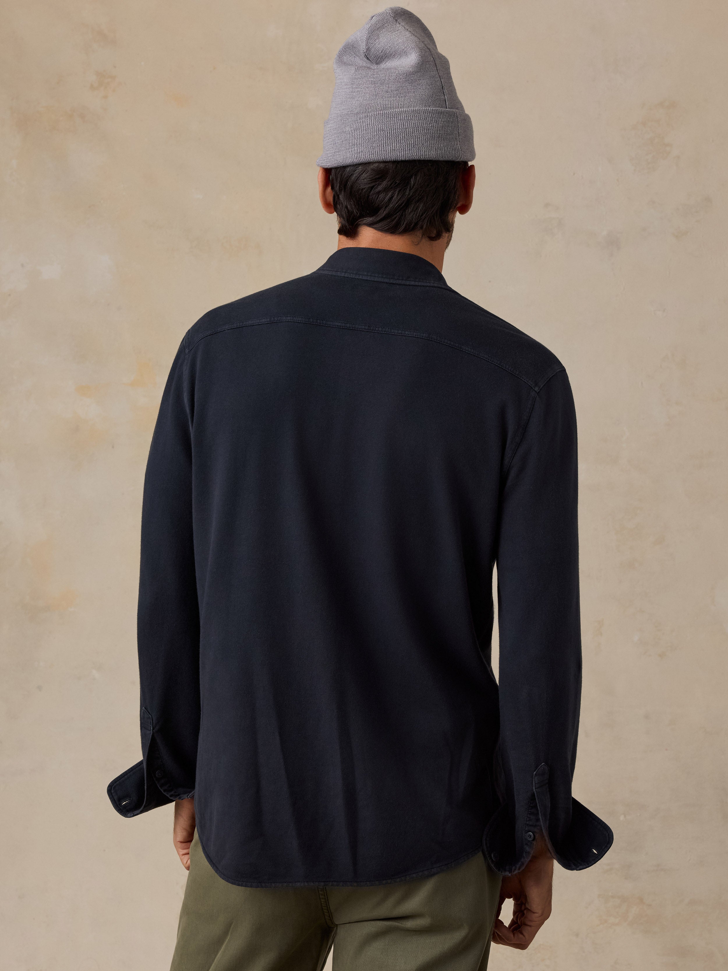 Field Knit Shirt - Ridge Black