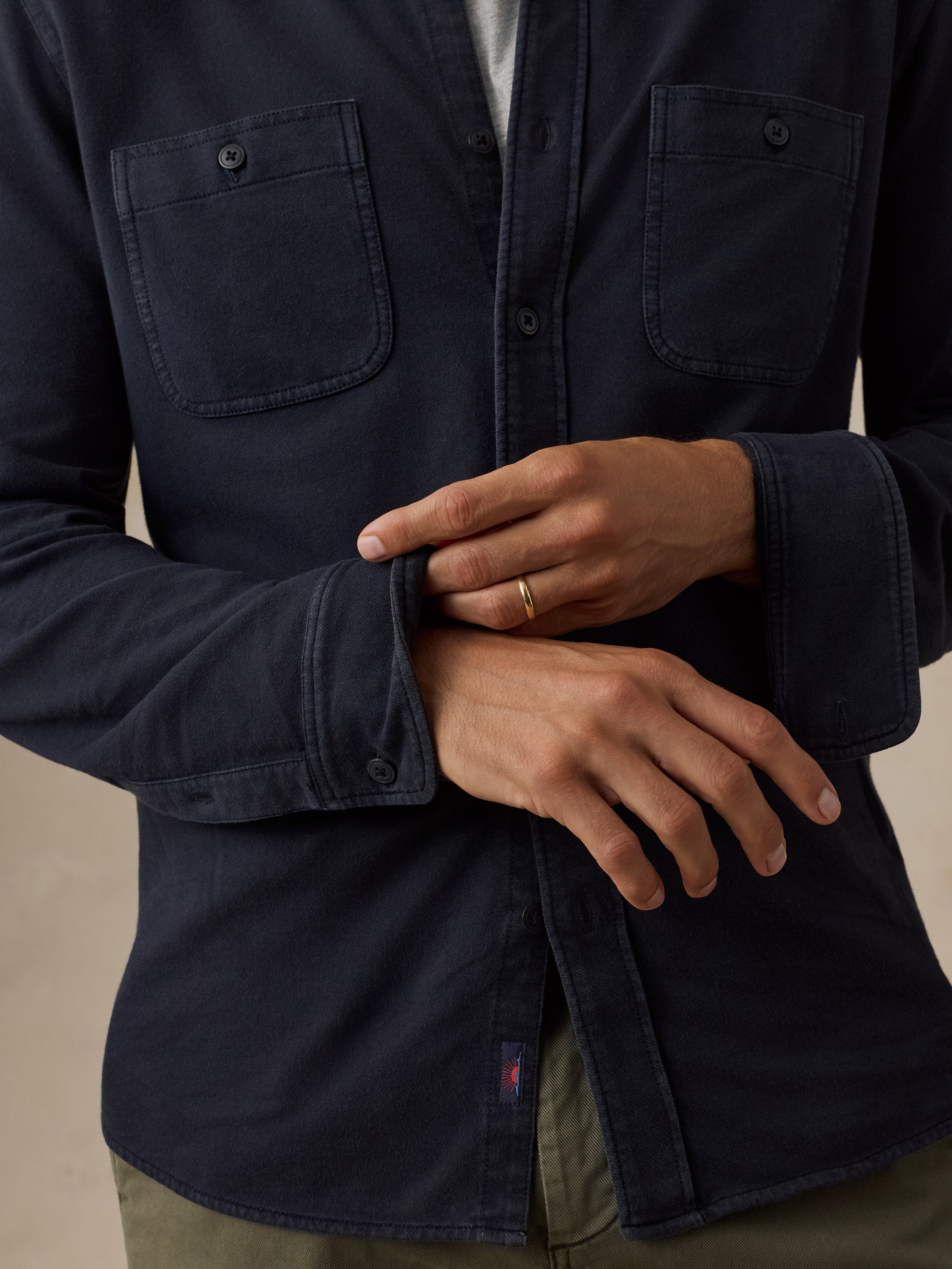 Field Knit Shirt - Ridge Black