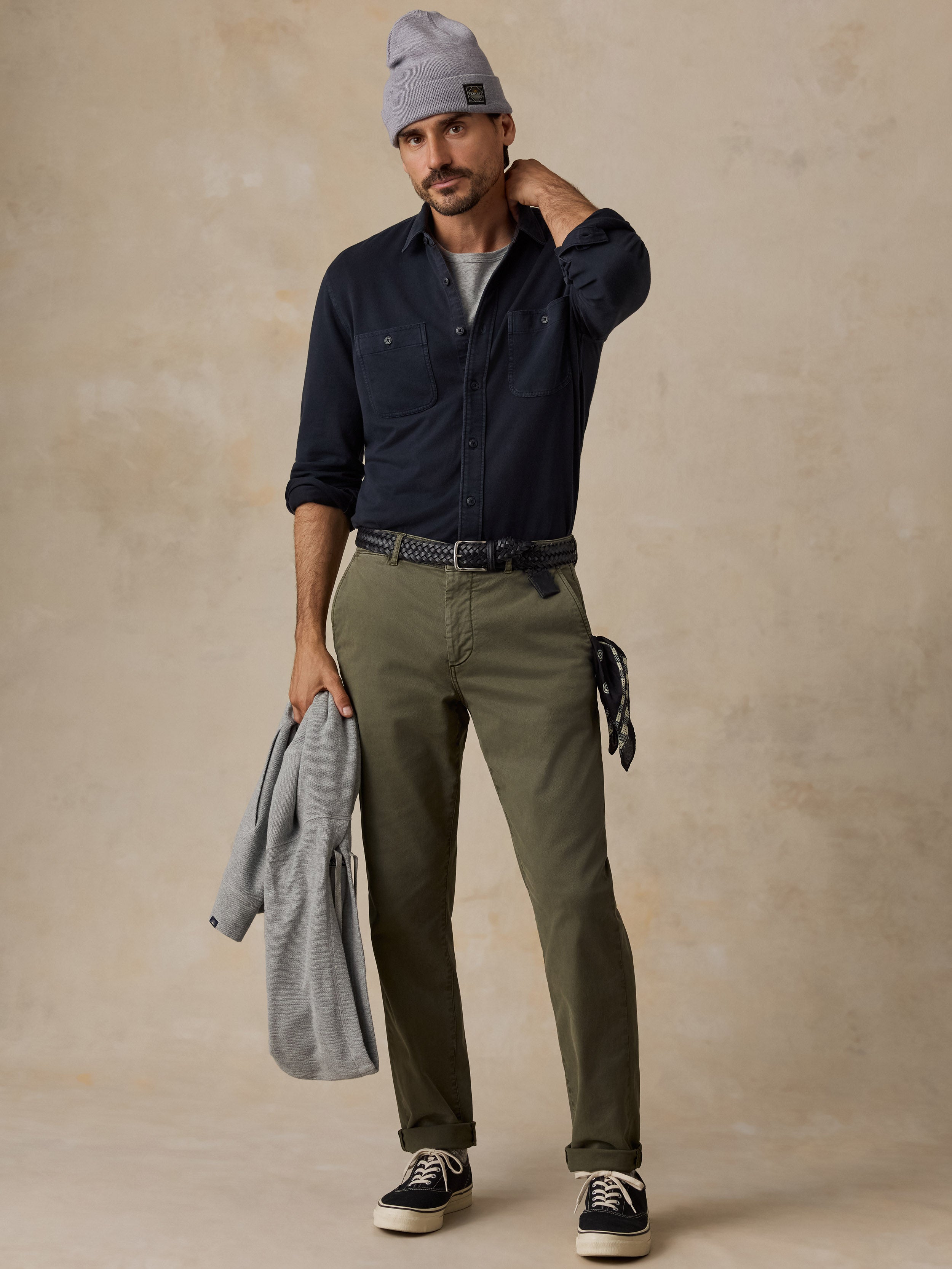 Field Knit Shirt - Ridge Black