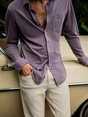 Costa Piqué Shirt - Lilac Twilight