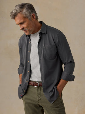 Costa Pique Shirt - Ridge Black