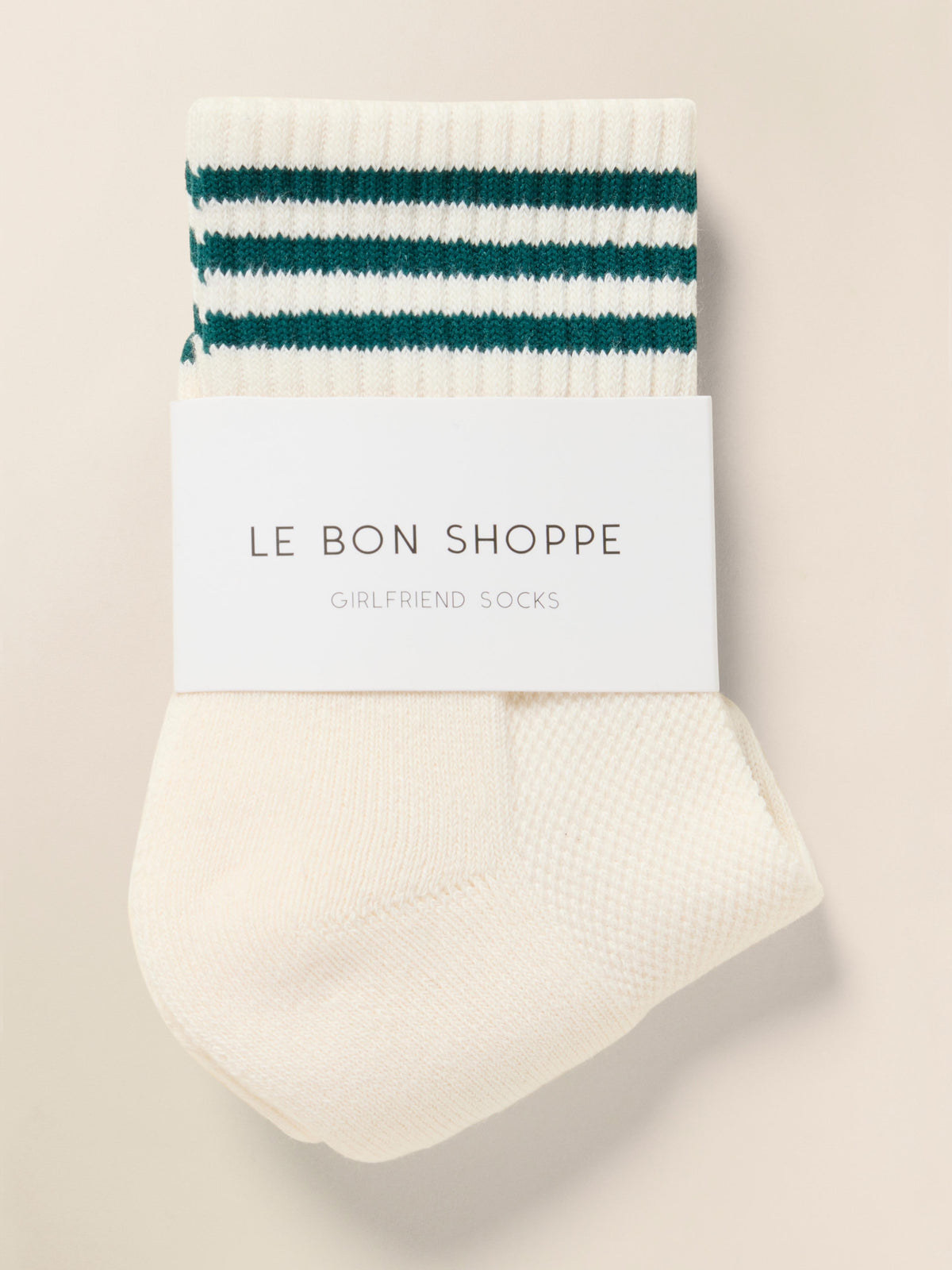 Le Bon Shoppe Girlfriend Socks - Egret, image 1 of 2
