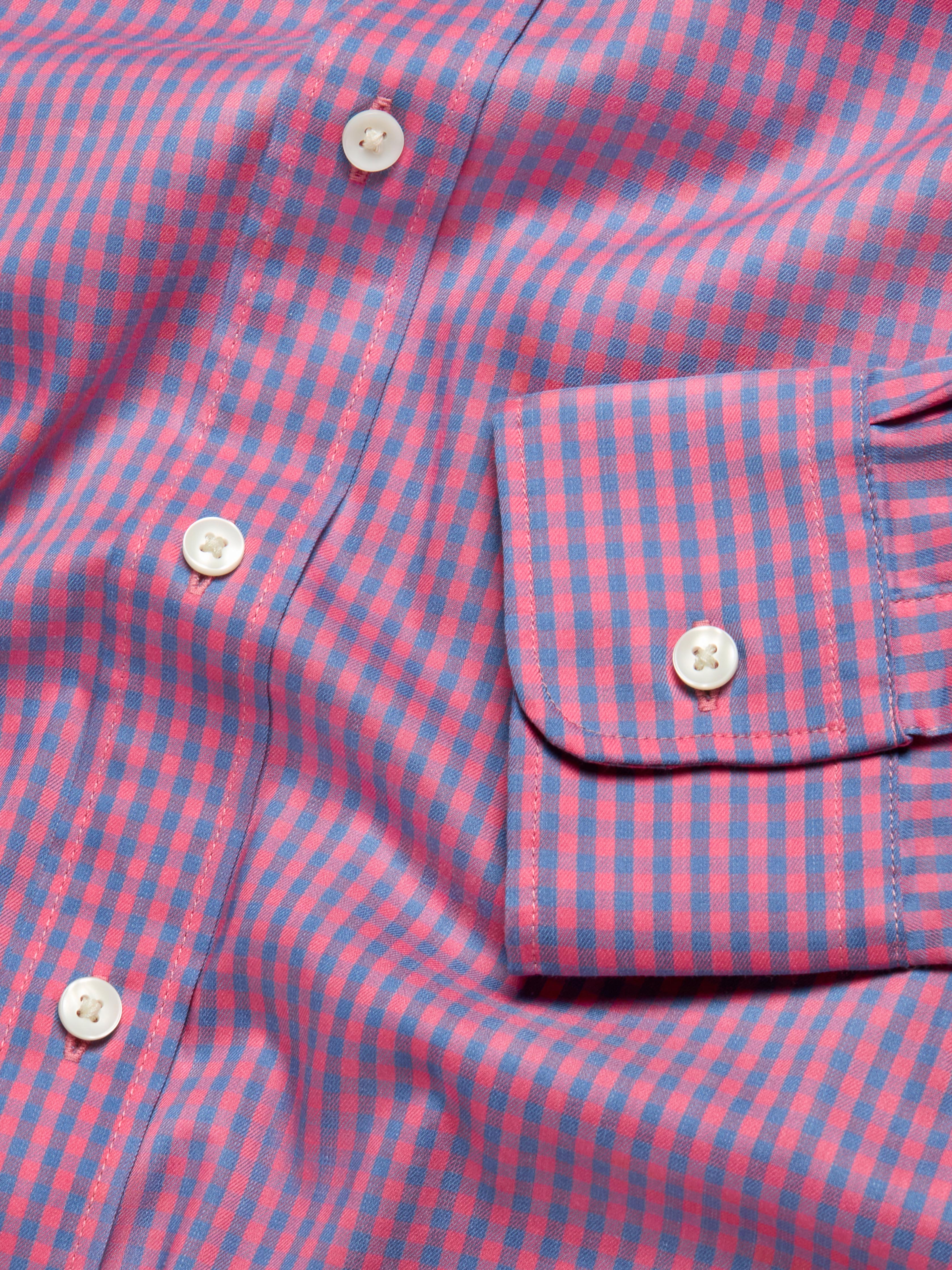 The Movement™ Shirt - Blue Rose Gingham | Faherty Brand