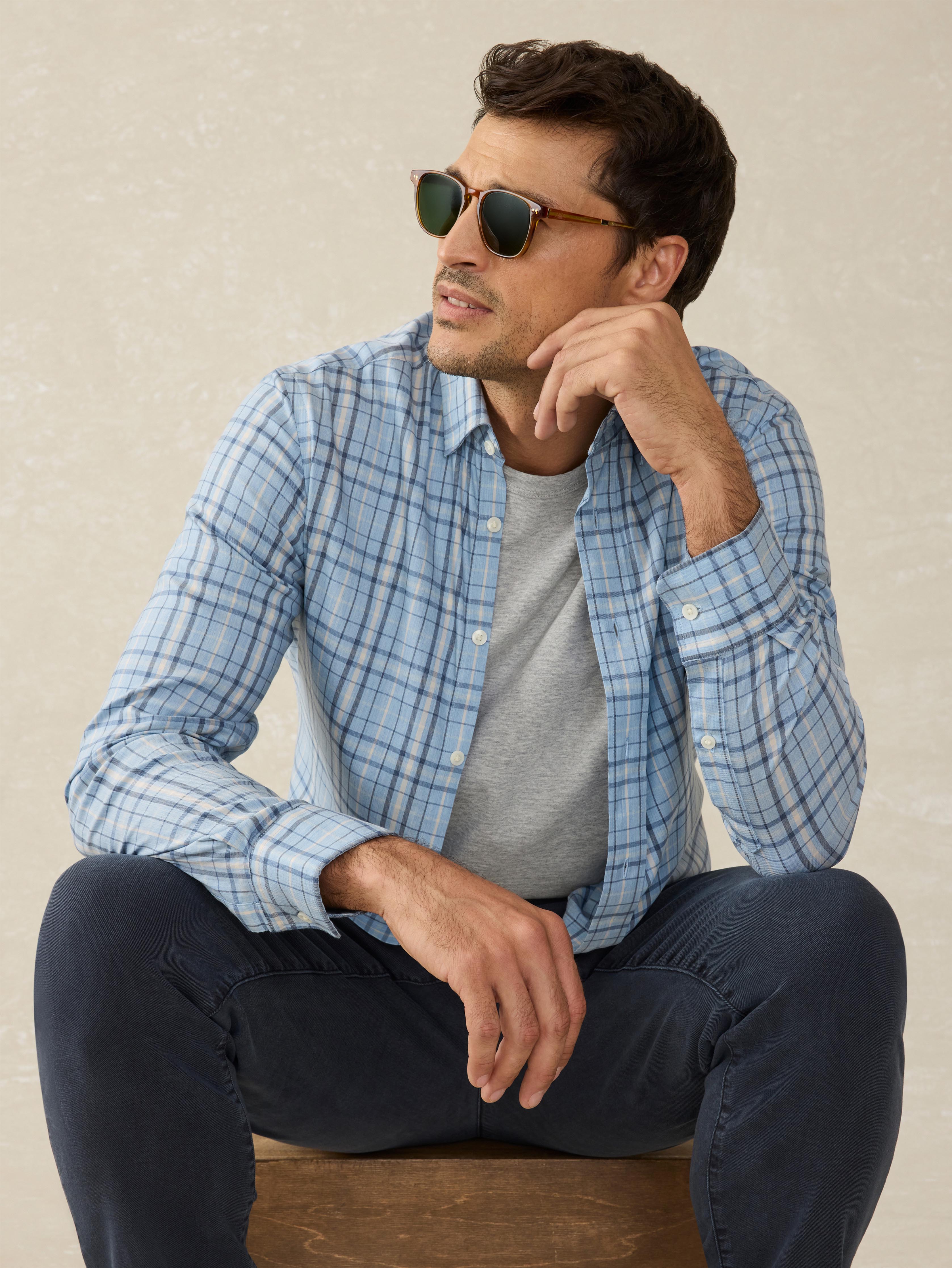 The Movement™ Shirt - Rocky Lake Plaid | Faherty Brand