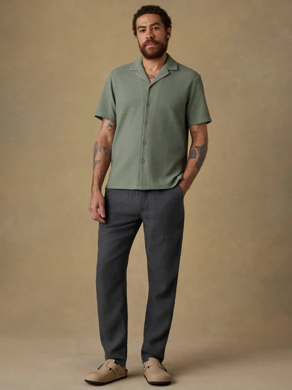 Linen Drawstring Pant