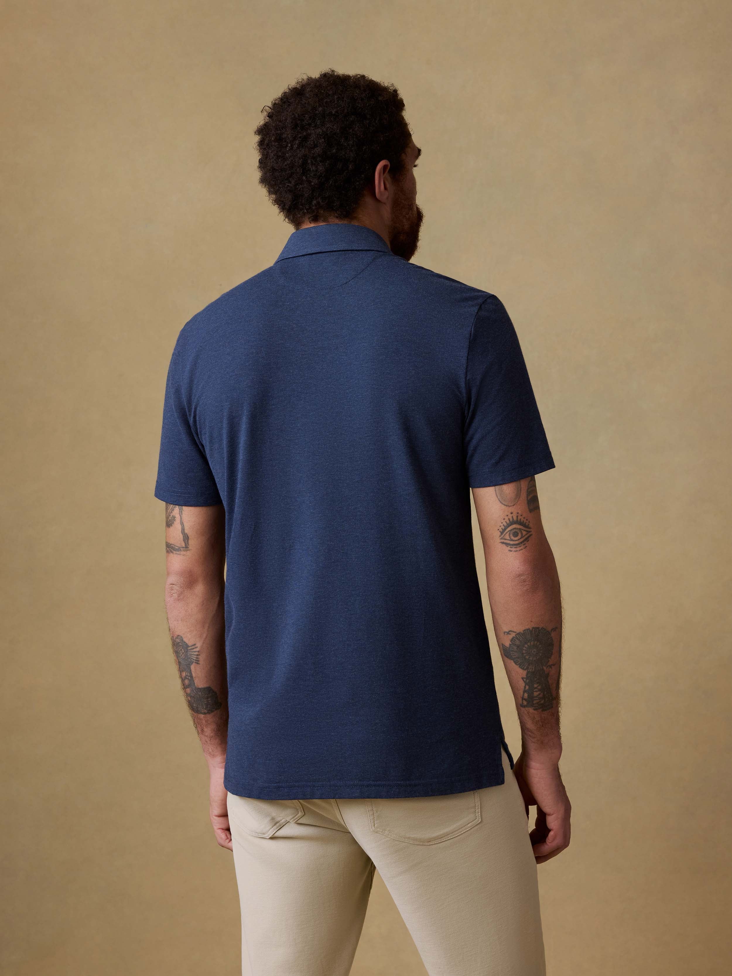 Short-Sleeve Movement™ Polo - Great Falls Heather | Faherty Brand