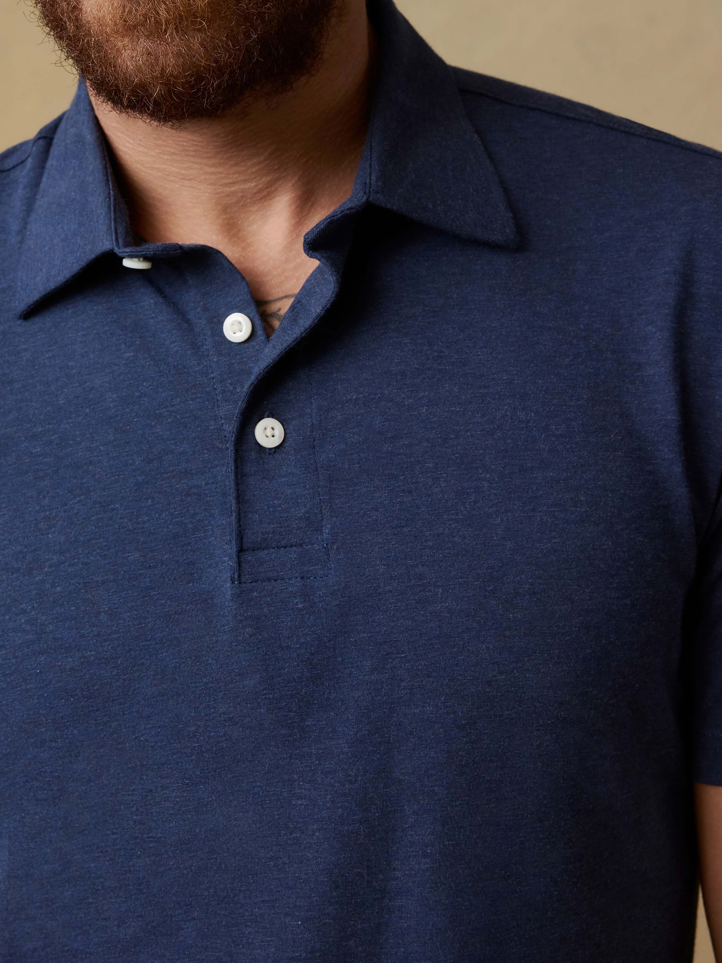 Short-Sleeve Movement™ Polo - Great Falls Heather | Faherty Brand
