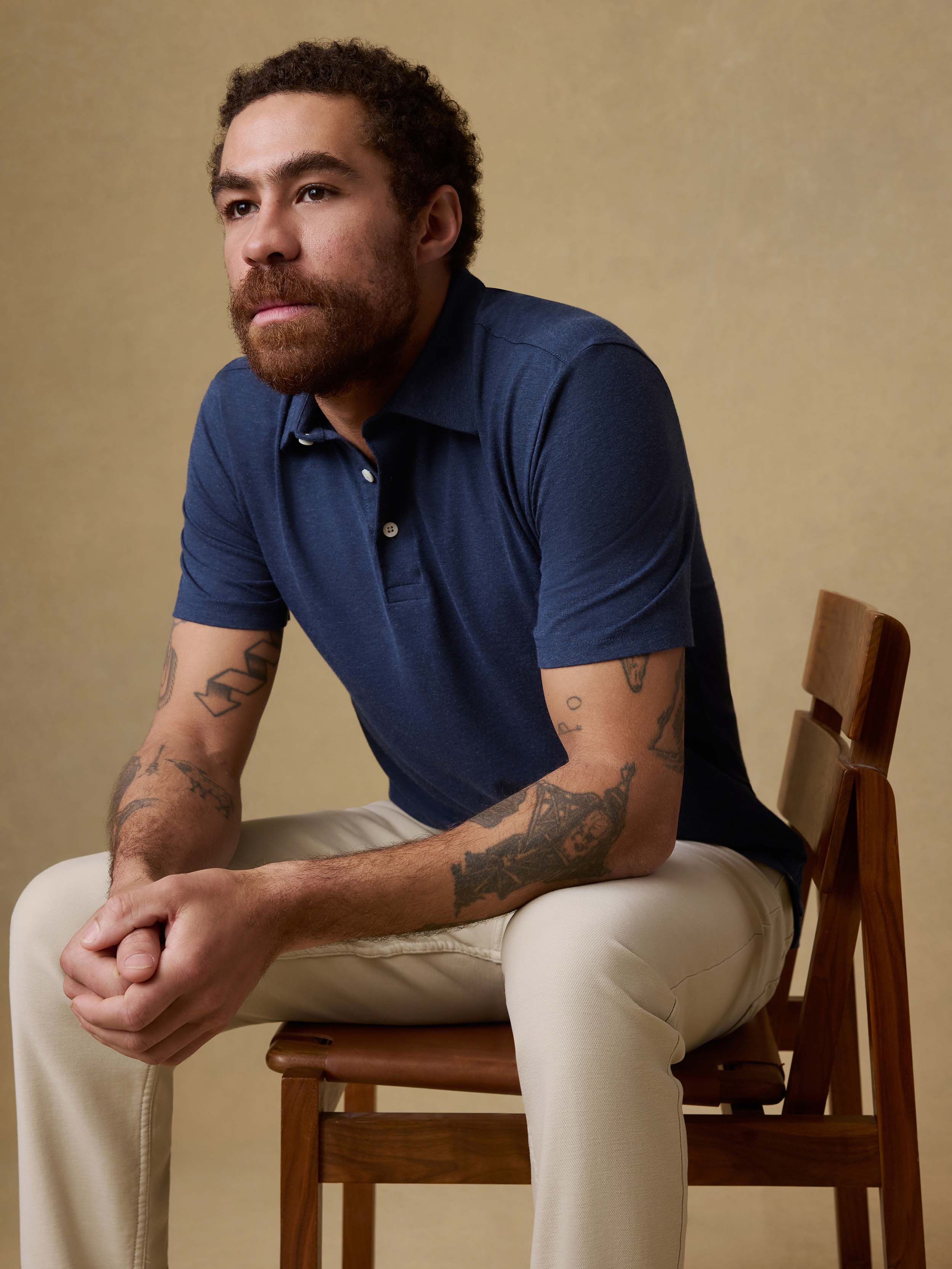 Short-Sleeve Movement™ Polo - Great Falls Heather | Faherty Brand