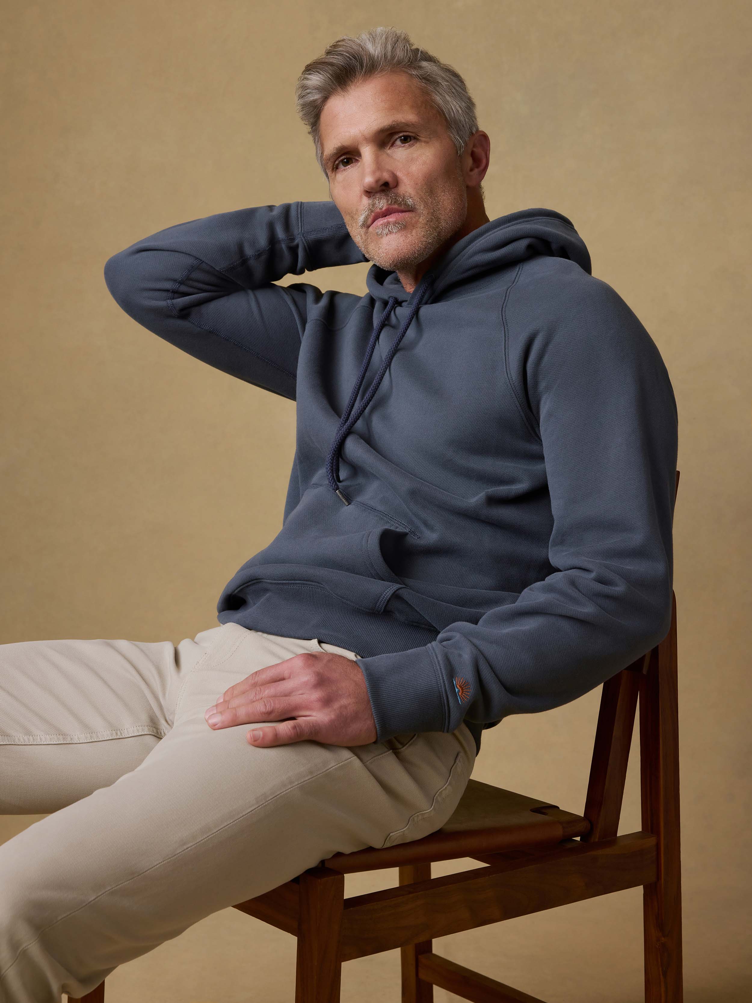 High Standard Fleece Hoodie - Blue Nights | Faherty Brand