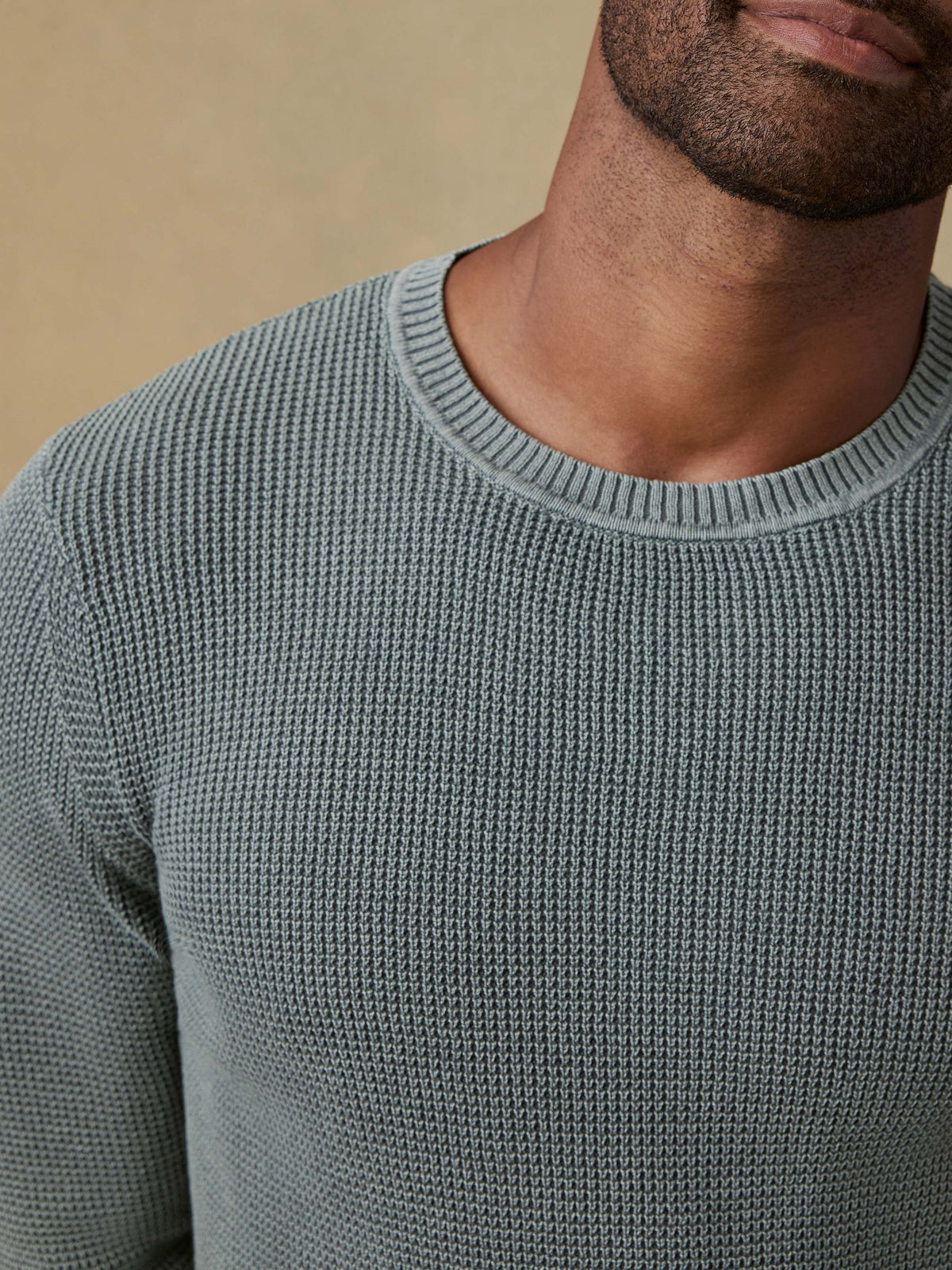  | Sunwashed Crewneck Sweater - Mountain Olive | Faherty Brand, image 5 of 5