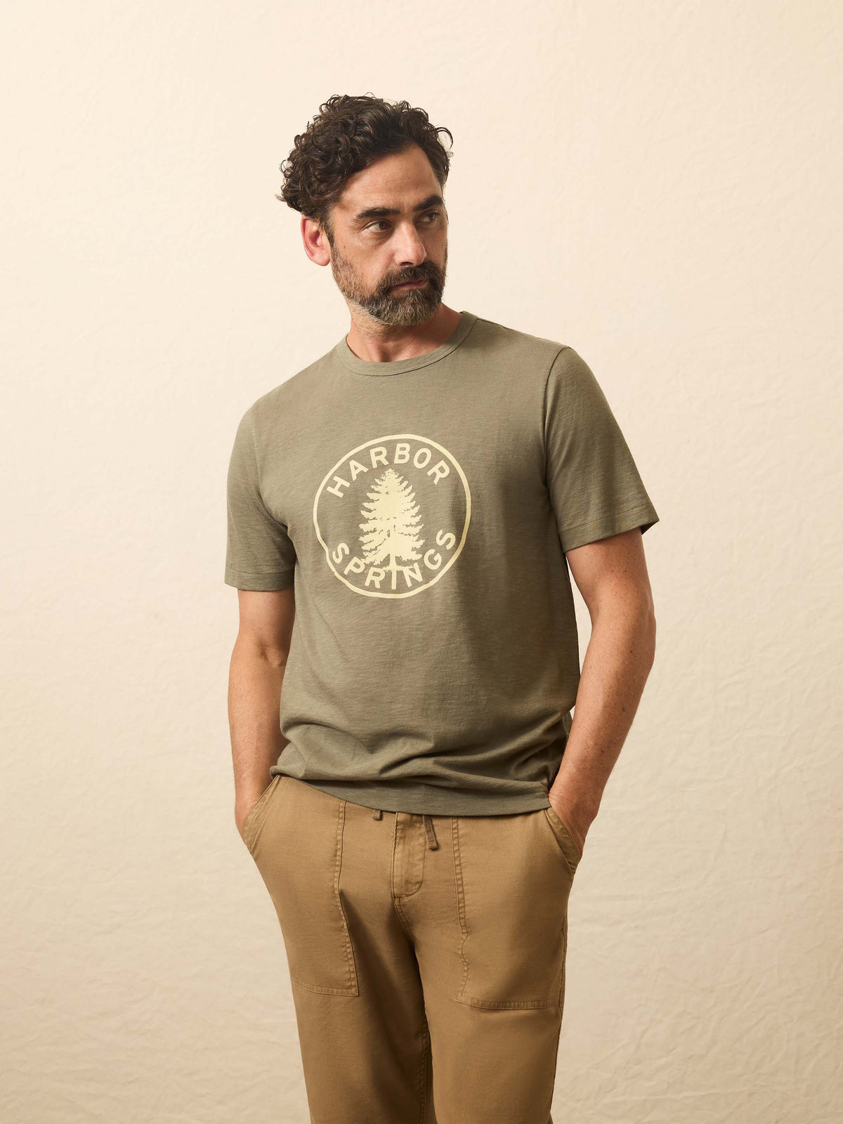 Sunwashed Graphic Tee - Light Pine, image 2 of 5