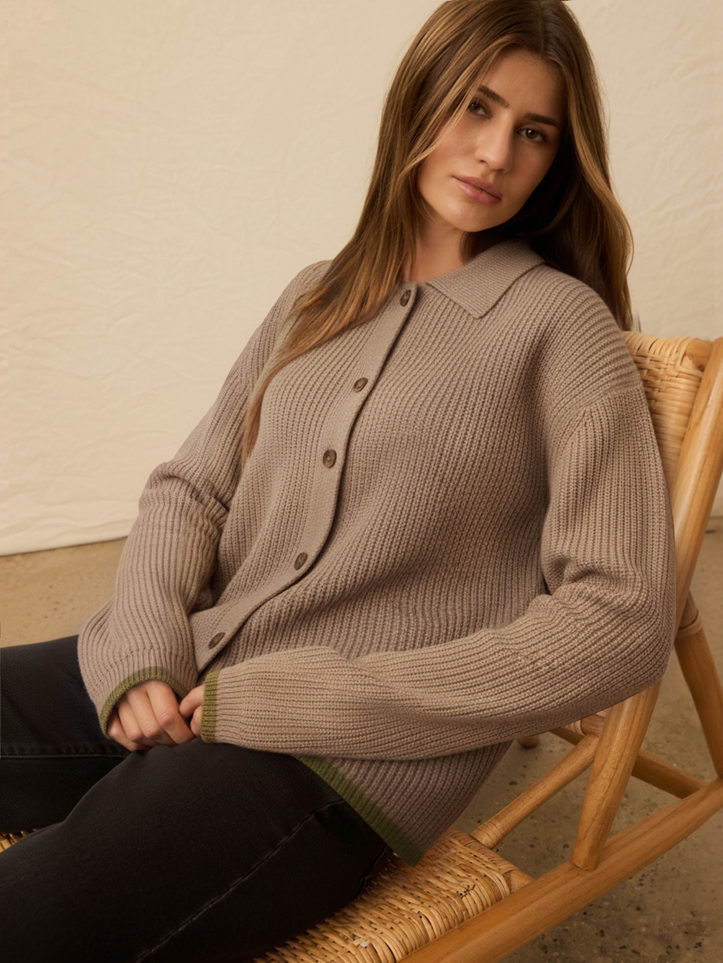 Lodge Cardigan - Nutmeg | Faherty Brand