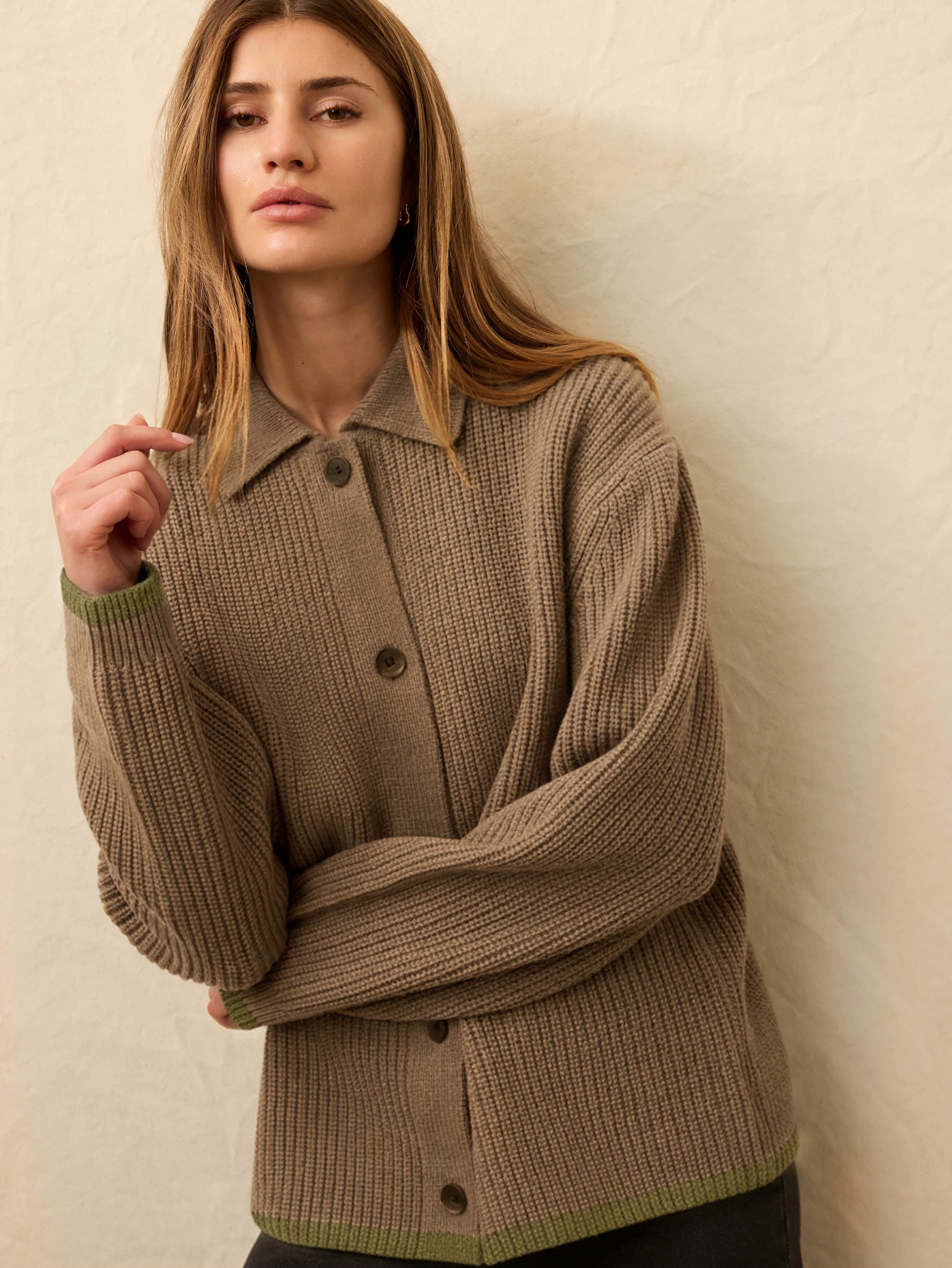 Lodge Cardigan - Nutmeg | Faherty Brand
