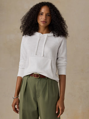 Sunwashed Organic Hoodie - White
