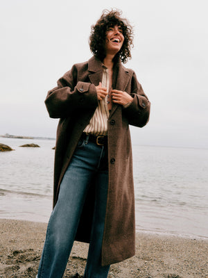 Meridian Knit Coat - Rustling Pines
