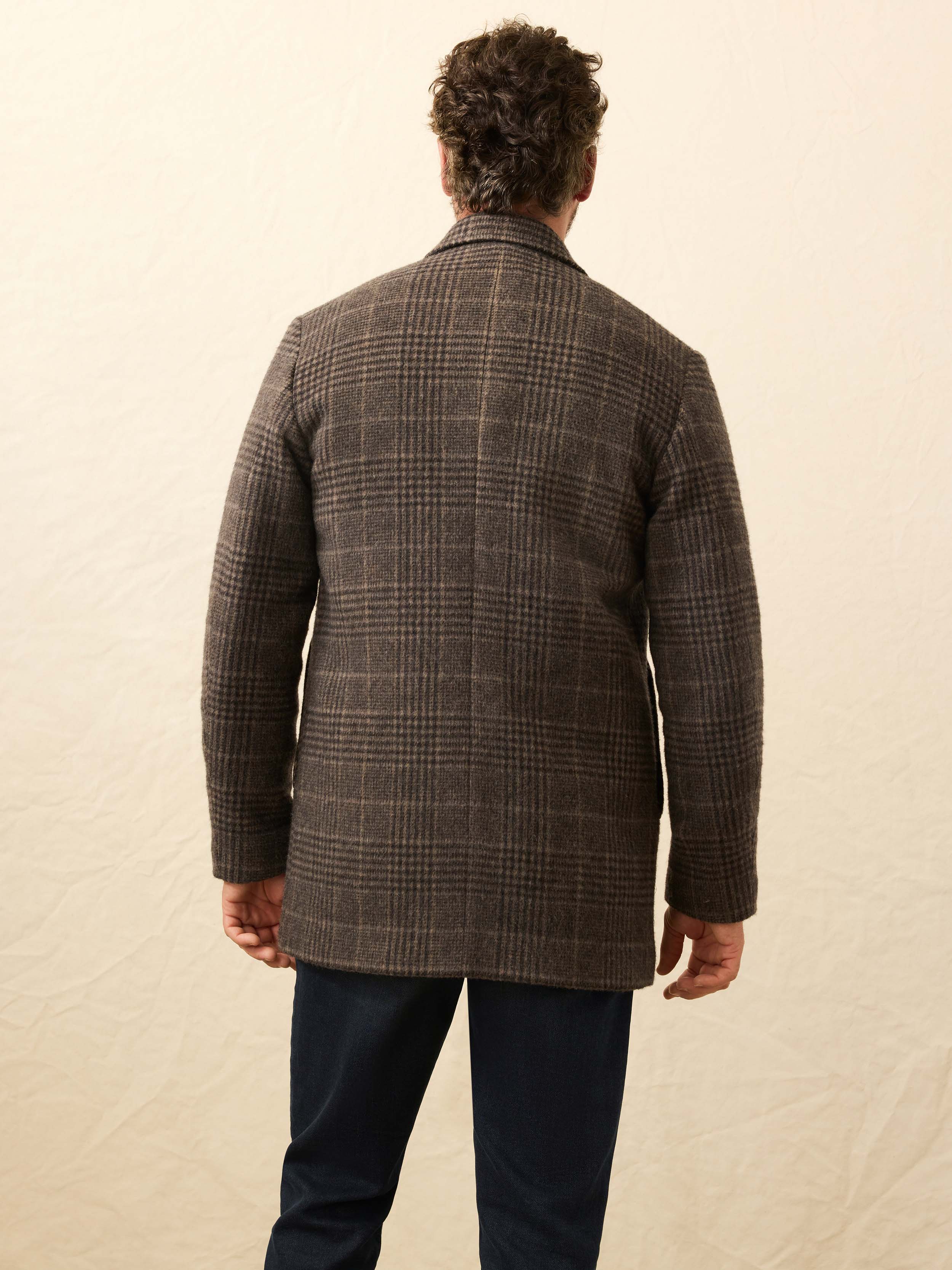 Lighthouse Jacket - Grey Waves Plaid | Faherty Brand